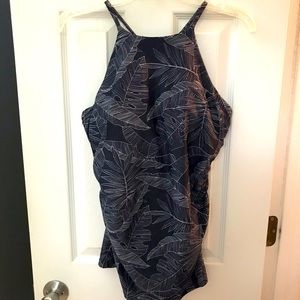 Hapari Tropical Print Tankini Top